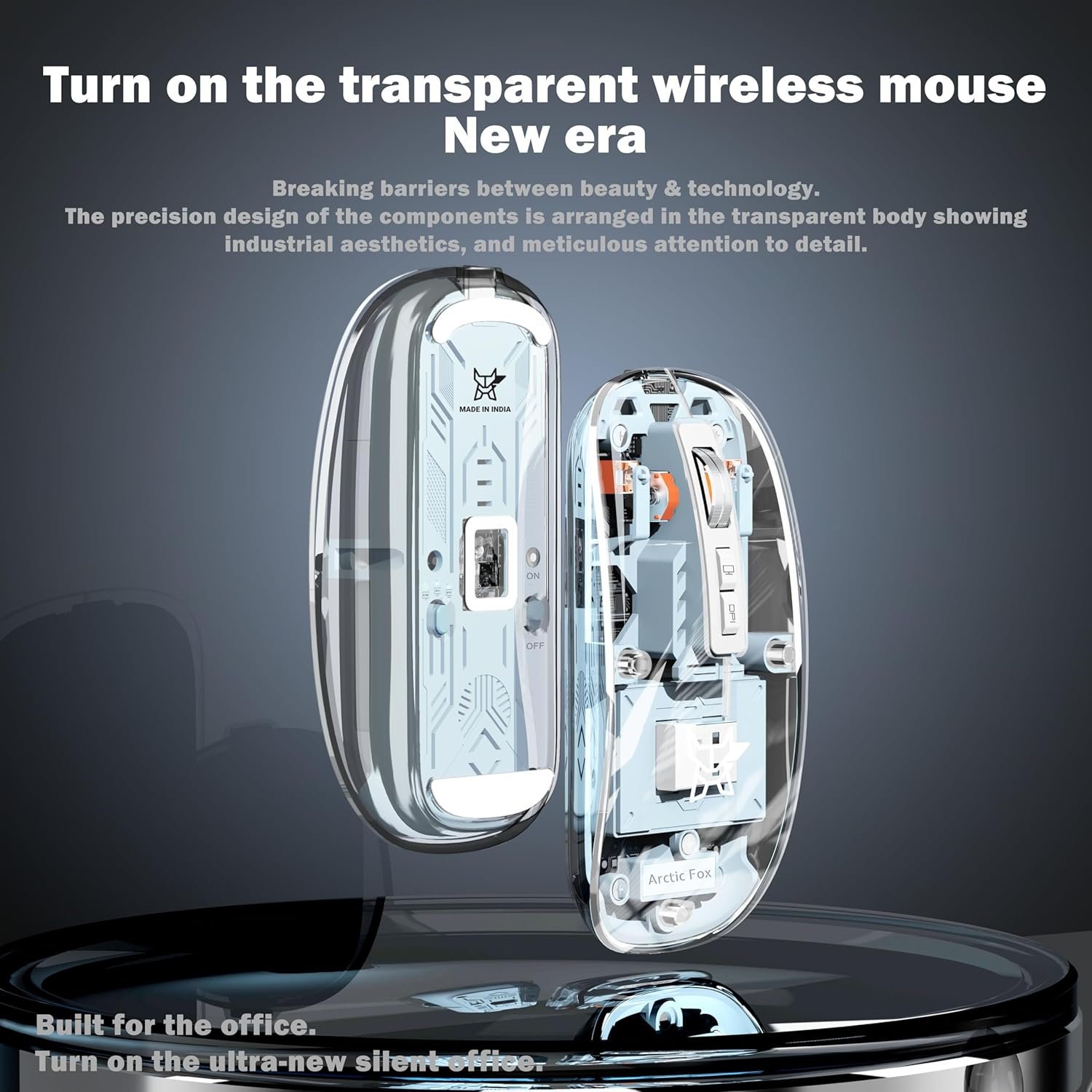 Transperant Mouse, wireless mouse, laptop mouse